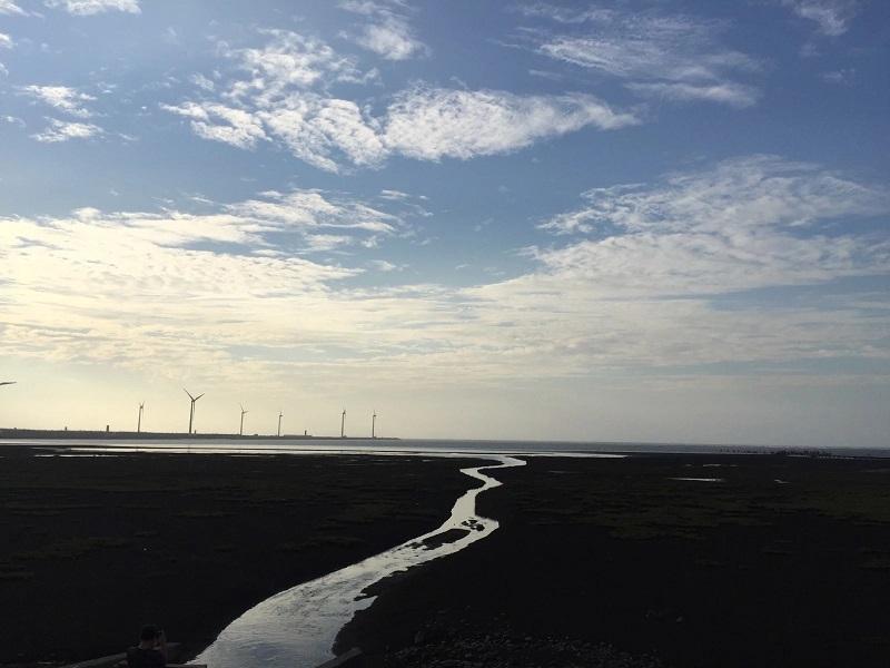 Sunset at Gaomei Wetlands Taichung