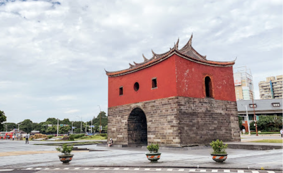 Beimen (North Gate) historic archway in Taipei