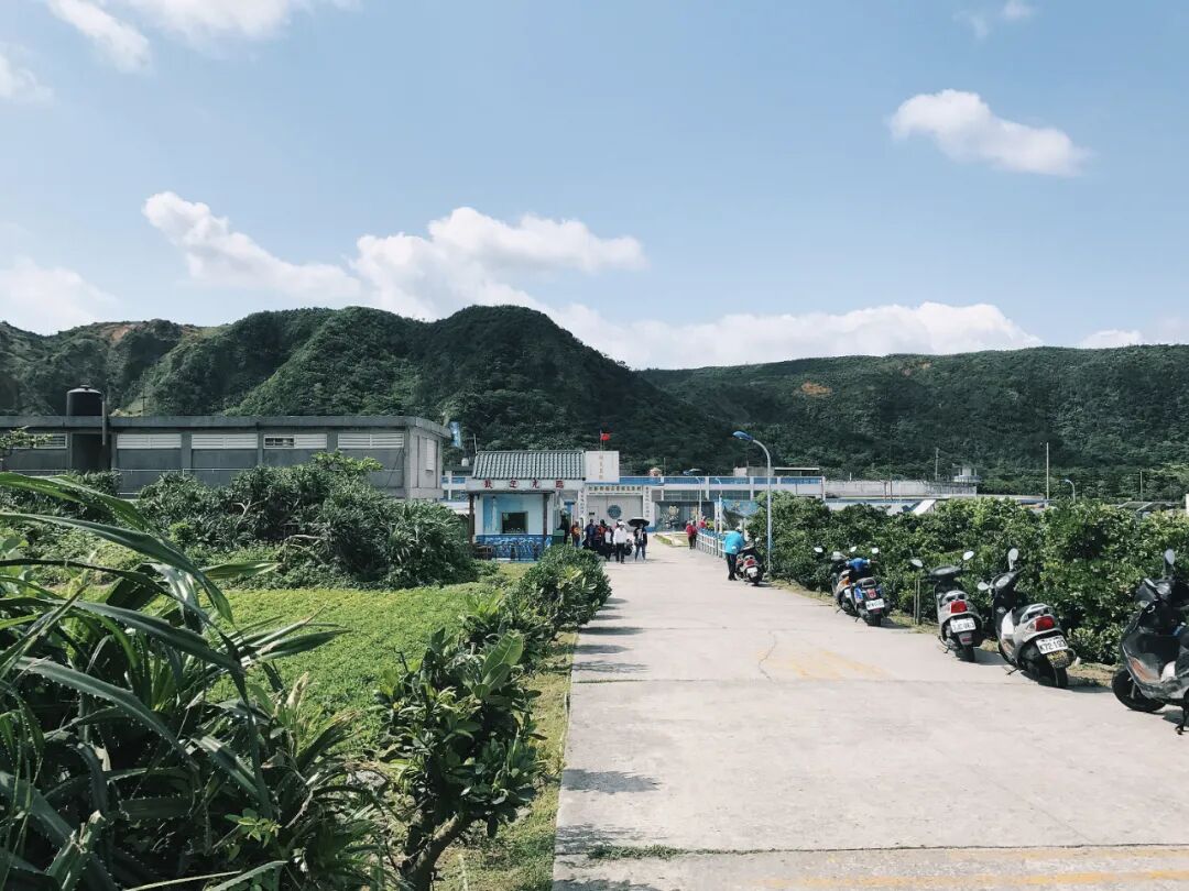 Exterior view of Green Island Prison, a formidable and historical detention center.