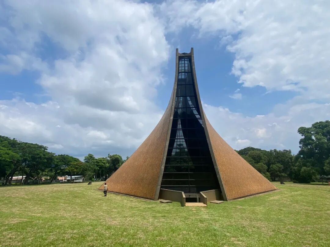 I.M. Pei designed chapel at Tunghai University, reflecting Taichung's unique culture and landscapes