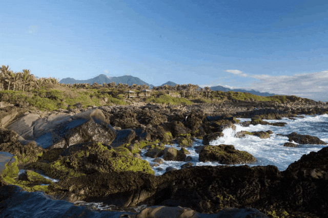 Taiwan East Coast scenic drive with ocean views