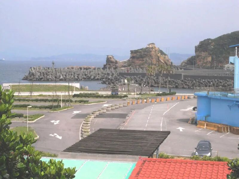 Camel Rock formation near Dong'ao Fishing Harbor