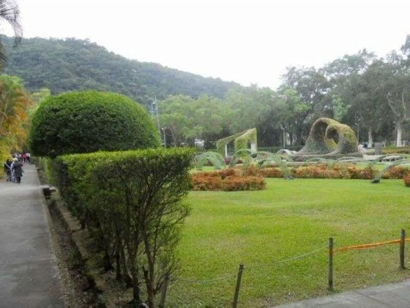 Themed park landscape