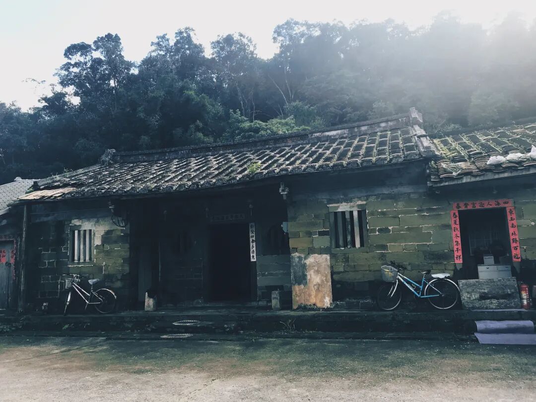 Intricate camellia pattern carved on an old Taiwanese house.