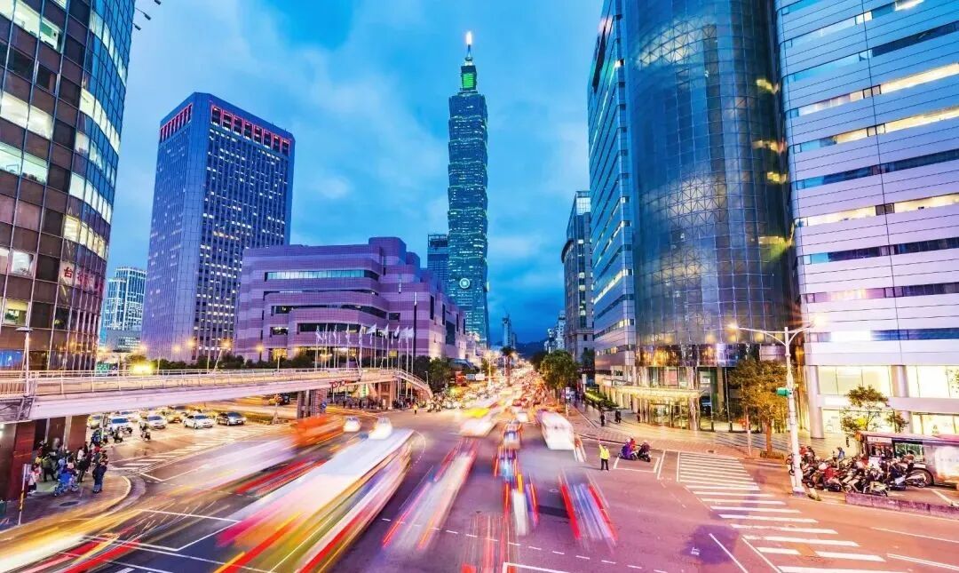 Taipei 101 skyscraper, an iconic landmark with a unique tiered design