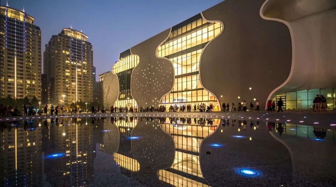National Taichung Theater at night