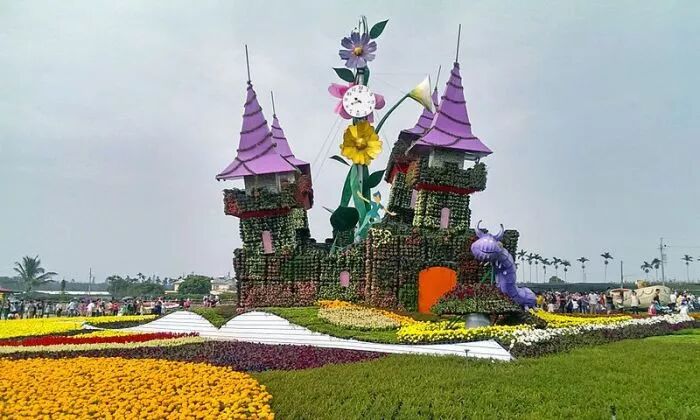 Xinshe Sea of Flowers: A Rainbow of Blooms Colorful flower fields at Xinshe Sea of Flowers, perfect for photos