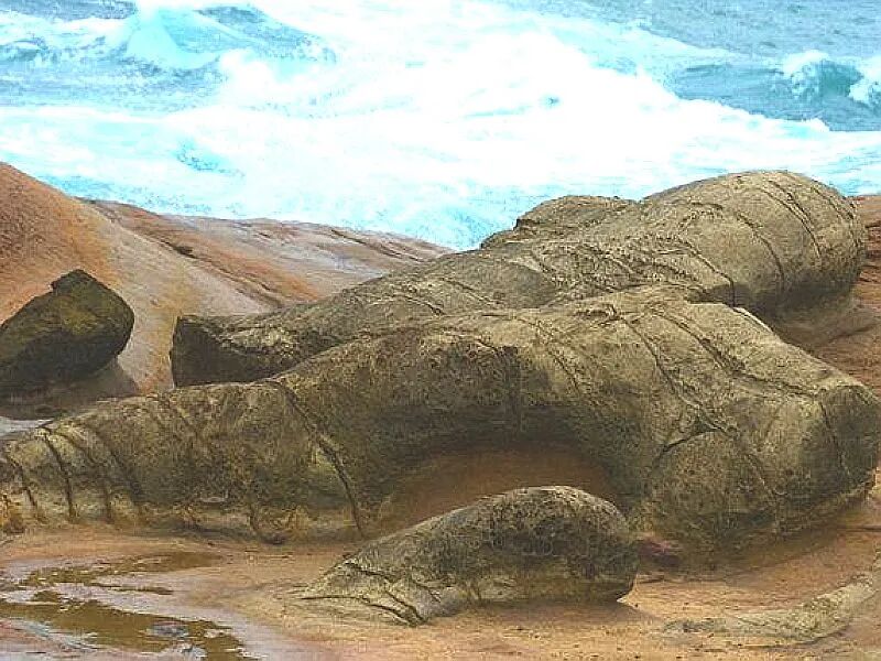 Ginger stone rock formation