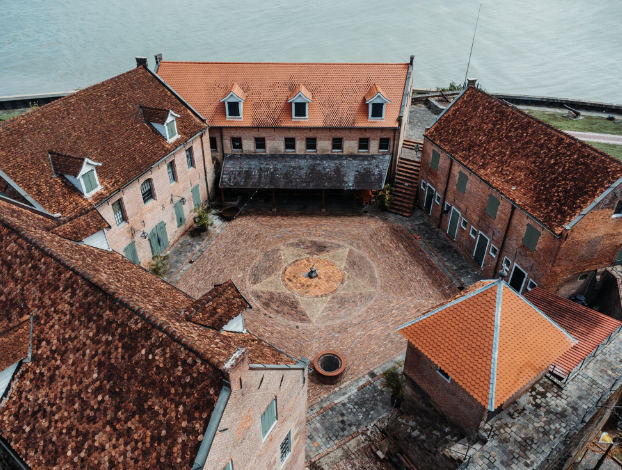 Anping Fort historic walls and grounds