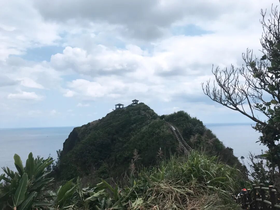 The 'Sleeping Beauty' rock formation on Green Island, resembling a reclining figure.