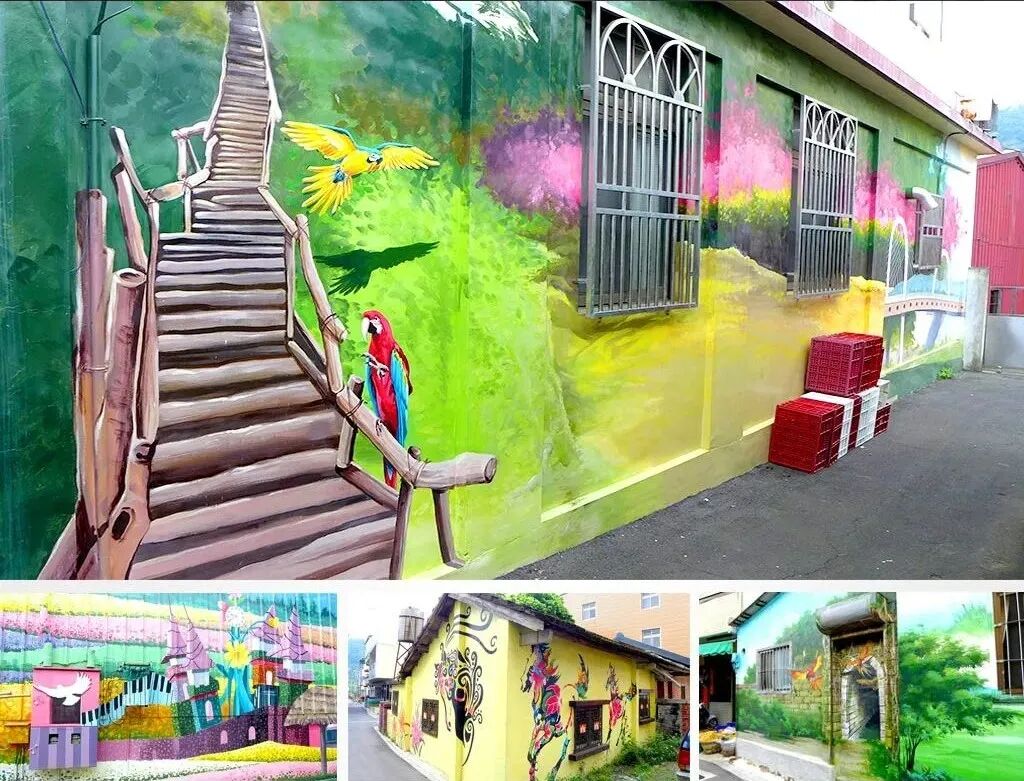 Colorful Malipu Painted Alley in Xinshe