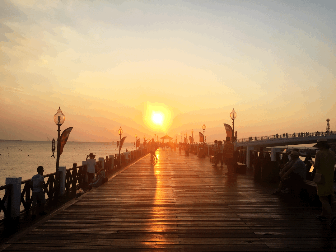 Animated Beauty: Tamsui Sunset in Motion