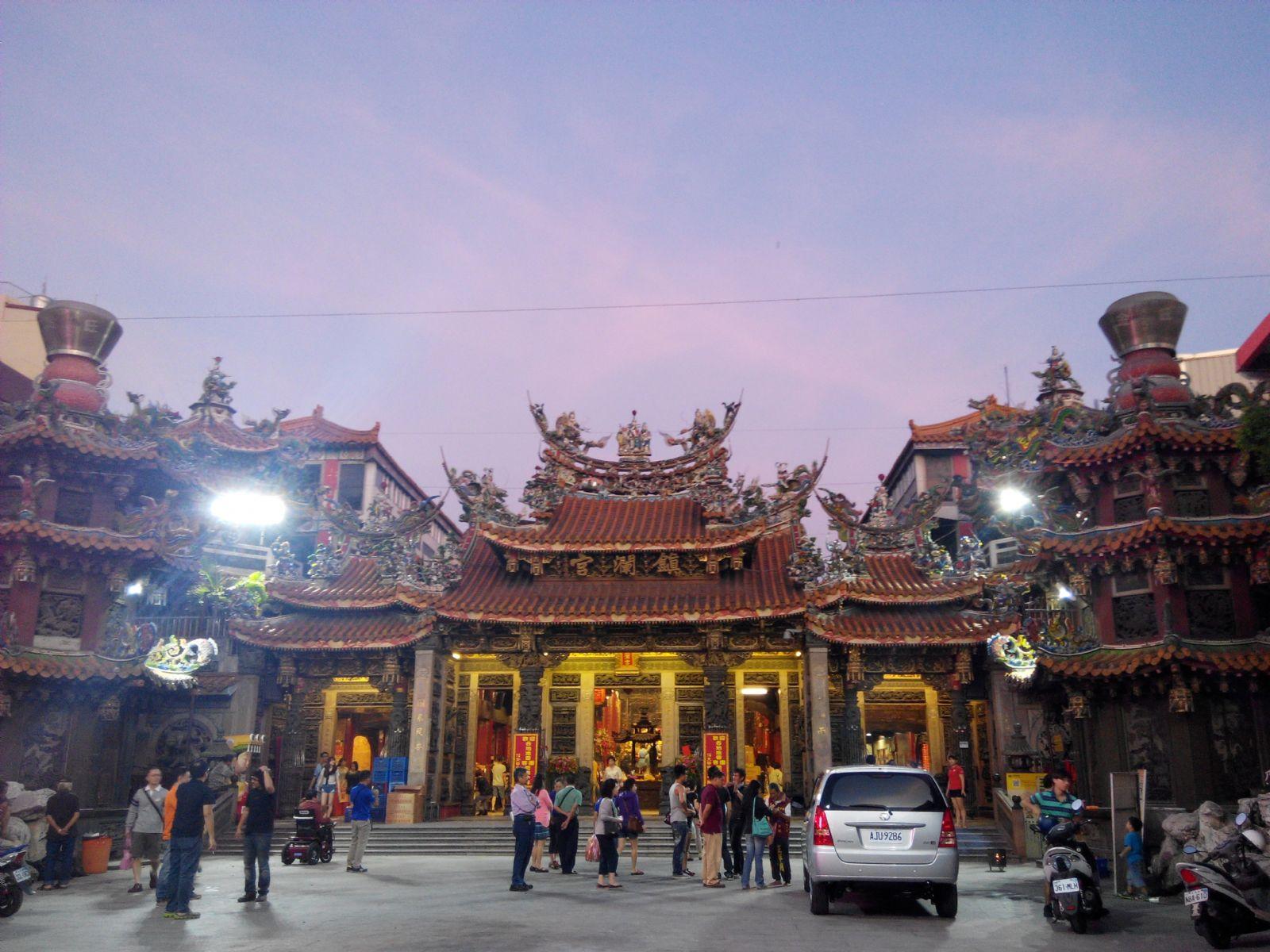 Vibrant Dajia Jenn Lann Temple in Taichung, Taiwan