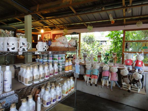 Cozy interior of the Yilan Ranch cafe